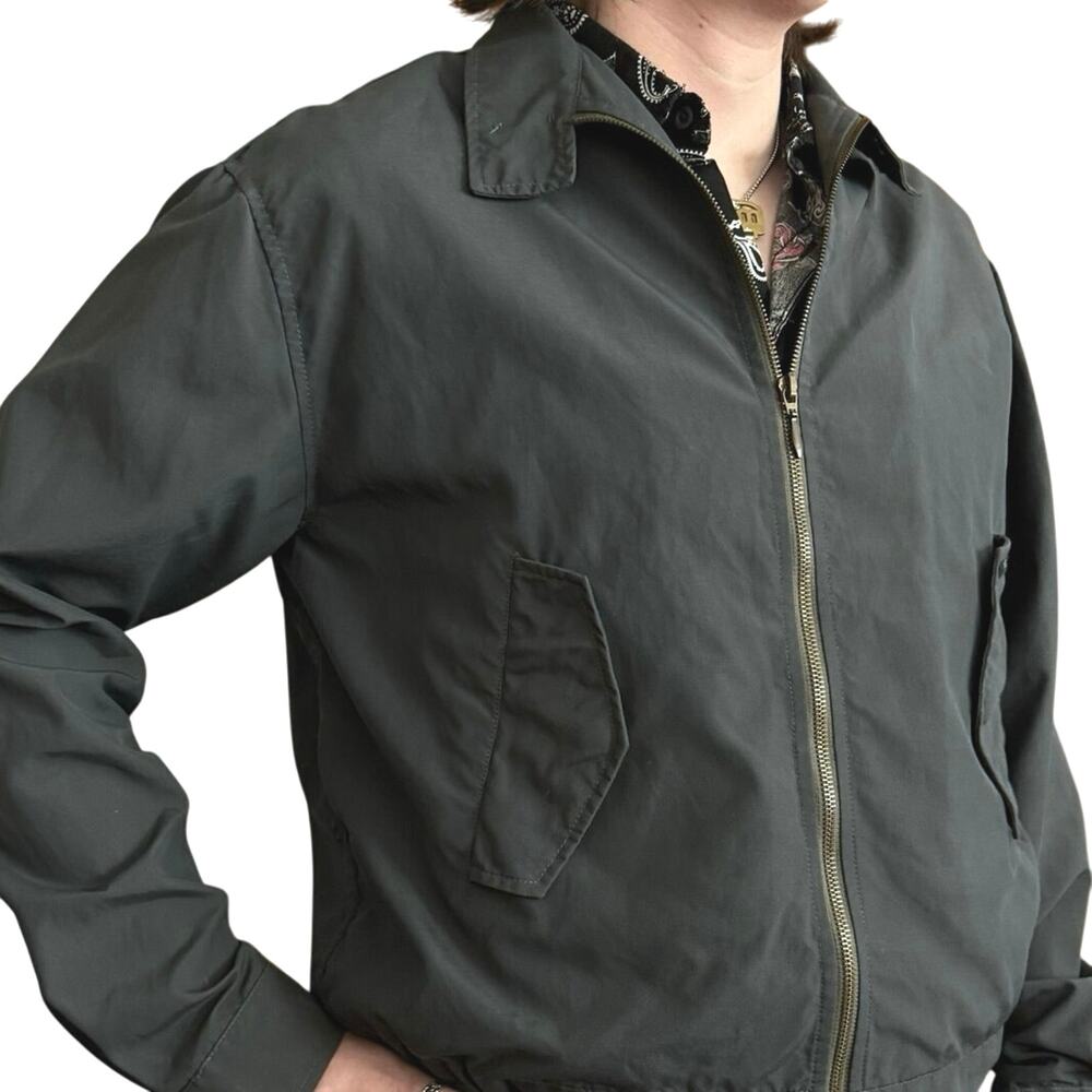 Valentino vtg bomber windbreaker jacket full zip men’s size 48 US medium M - Picture 4 of 16